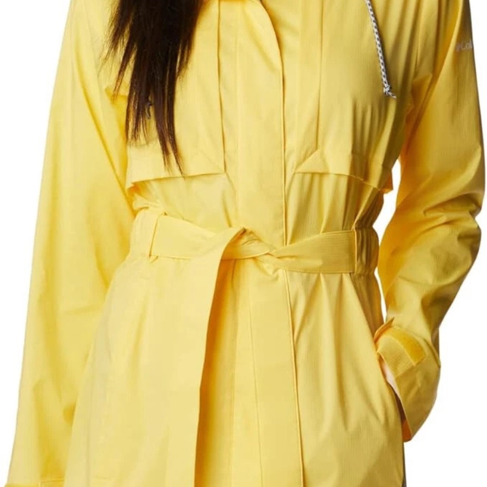 Columbia Yellow Women's Rain jacket